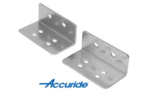 Équerres de montage en inox pour glissières télescopiques Équerres de montage en inox pour glissières télescopiques