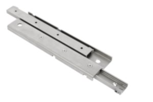 Telescopic slides, steel S-form, full extension, load capacity up to 459 kg Telescopic slides, steel S-form, full extension, load capacity up to 459 kg