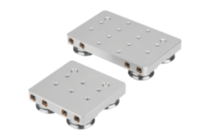 Roller carriage for linear guide rails Roller carriage for linear guide rails