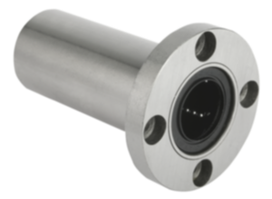 Linear ball bearings with round flange, double bearing Linear ball bearings with round flange, double bearing