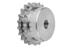 Sprockets duplex 1" x 17,02 mm DIN ISO 606 Sprockets duplex 1" x 17,02 mm DIN ISO 606
