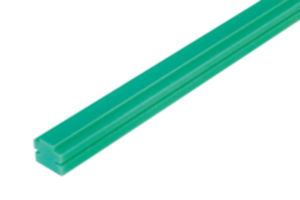 Glide rails PE-UHMW for roller chains DIN ISO 606 for C profiles Glide rails PE-UHMW for roller chains DIN ISO 606 for C profiles