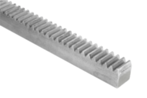 Crémaillères en inox, denture droite fraisée, angle de pression 20° Crémaillères en inox, denture droite fraisée, angle de pression 20°