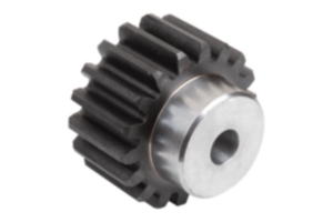 Spur gears steel, module 4 toothing hardened, straight teeth, engagement angle 20°