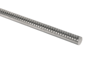 Crémaillères rondes en acier Denture droite fraisée, angle de pression 20° Crémaillères rondes en acier Denture droite fraisée, angle de pression 20°