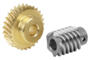 Worm gears, right-hand centre distance 17 mm Worm gears, right-hand centre distance 17 mm