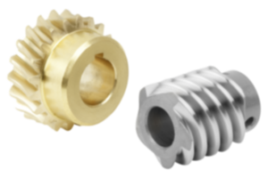 Worm gears, right-hand centre distance 22.62 mm Worm gears, right-hand centre distance 22.62 mm