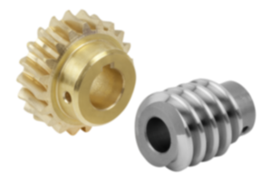 Worm gears, right-hand centre distance 25 mm