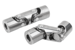 Joints de cardan en inox doubles avec palier lisse similaire à DIN 808 Joints de cardan en inox doubles avec palier lisse similaire à DIN 808