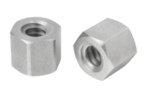 Trapezoidal thread nuts, hexagon single-start, RH or LH thread Trapezoidal thread nuts, hexagon single-start, RH or LH thread