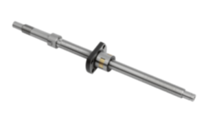Miniature ball screw linear actuators ground, with flange nut Miniature ball screw linear actuators ground, with flange nut