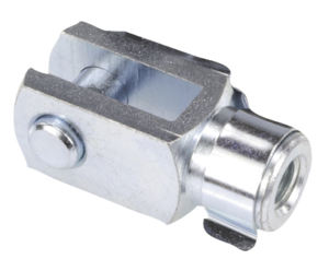 Clevis joints, steel with snap-in pin DIN 71752 Clevis joints, steel with snap-in pin DIN 71752