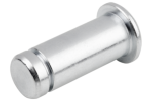Pin with circlip groove suitable for clevis joints Pin with circlip groove suitable for clevis joints