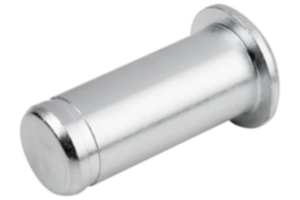 Pin with circlip groove suitable for clevis joints Pin with circlip groove suitable for clevis joints