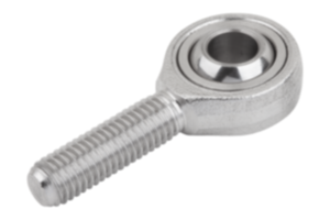 Embouts à rotule filetés sur palier lisse, inox, DIN ISO 12240-1 sans entretien Embouts à rotule filetés sur palier lisse, inox, DIN ISO 12240-1 sans entretien