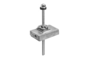 Levelling wedges, aluminium with adhesive anchor Levelling wedges, aluminium with adhesive anchor