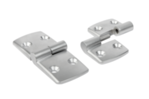 Charnière dégondable en aluminium, à droite Charnière dégondable en aluminium, à droite