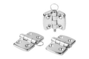 Charnières en inox, séparables, démontables Charnières en inox, séparables, démontables