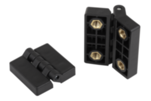Hinges plastic with bushes Hinges plastic with bushes