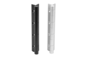 Spring hinges aluminium profile, 0.9 Nm, long version Spring hinges aluminium profile, 0.9 Nm, long version