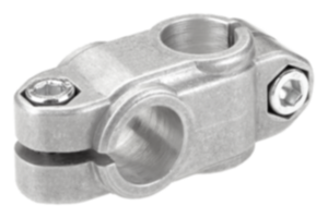 Tube clamps cross, aluminium Tube clamps cross, aluminium