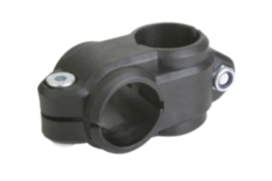 Tube clamps cross, plastic Tube clamps cross, plastic