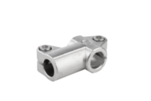 Tube clamps T-angle, stainless steel Tube clamps T-angle, stainless steel
