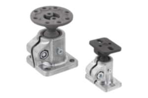 Bride de pied en aluminium à articulation sphérique Bride de pied en aluminium à articulation sphérique