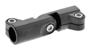 Tube clamps swivel, plastic Tube clamps swivel, plastic