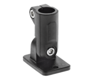 Tube clamps swivel base, plastic Tube clamps swivel base, plastic