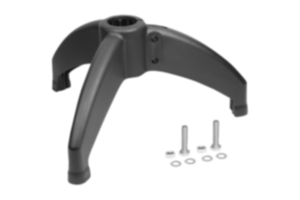 Raccord de tubes à pied en plastique pour tubes ronds tripode  Raccord de tubes à pied en plastique pour tubes ronds tripode