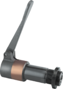 Spring mounted centre sleeves with tension lever Spring mounted centre sleeves with tension lever