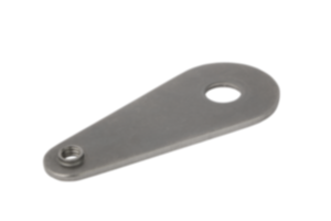 Plaques de maintien en inox pour colonnes pour brides à lame ressort / brides pivotantes Plaques de maintien en inox pour colonnes pour brides à lame ressort / brides pivotantes