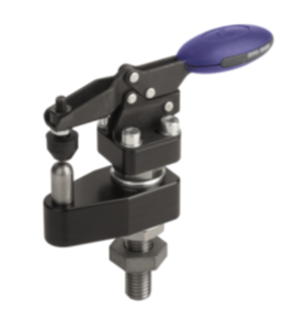 Sauterelle à levier horizontal avec embase horizontale, broche de pression réglable et support Sauterelle à levier horizontal avec embase horizontale, broche de pression réglable et support
