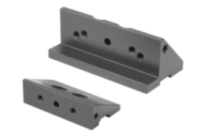 Attachment step jaws for centric vice, jaw width 80–125 mm