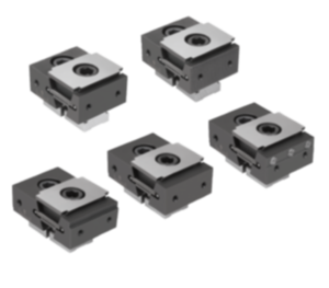 Wedge clamps with fixed jaw for multi-clamping system Wedge clamps with fixed jaw for multi-clamping system