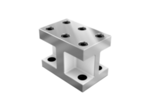 Riser blocks, grey cast iron Form H, long version Riser blocks, grey cast iron Form H, long version