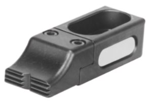 Toe stops, steel, adjustable, stepped with serrated jaw face Toe stops, steel, adjustable, stepped with serrated jaw face