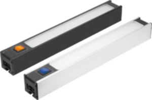 Lampes à LED pour postes de travail dans boîtier aluminium 230 volts, intensité variable Lampes à LED pour postes de travail dans boîtier aluminium 230 volts, intensité variable