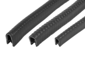 Profilés de protection des arêtes avec bande de serrage acier intégrée  Profilés de protection des arêtes avec bande de serrage acier intégrée