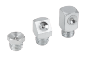 Grease nipples flush type, DIN 3405 Grease nipples flush type, DIN 3405
