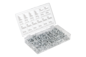 Grease nipple assortment box, steel Grease nipple assortment box, steel