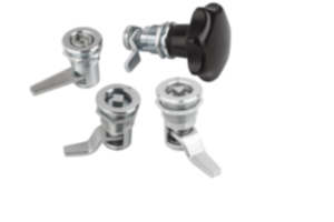Verrou quart de tour à compression avec course de serrage variable Verrou quart de tour à compression avec course de serrage variable