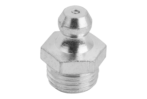 Grease nipples conical head DIN 71412, Form A, straight, straight with  hexagon socket