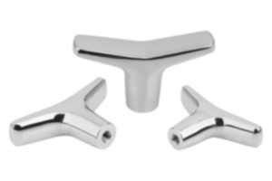Poignées en T avec taraudage en Inox pour rondelle d'étanchéité Hygienic USIT® Poignées en T avec taraudage en Inox pour rondelle d'étanchéité Hygienic USIT®