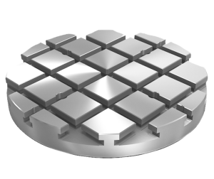 Plaques de base en fonte grise avec trame modulaire