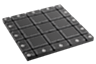 Plaques de base en aluminium avec rainure en T, forme A