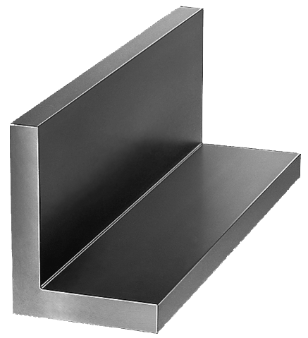 Perfiles en forma de L no isósceles procesados por todos los lados, fundición gris y aluminio