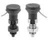 Doigt d'indexage en acier ou en inox 
avec capteur d'état, filaire, forme D