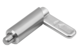 Doigts d'indexage verrouillables en inox, forme E, sans capuchon de verrouillage
